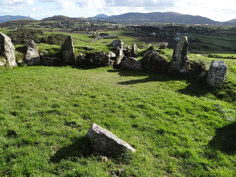Prehistoric Tombs in Ireland - stones of a court tomb