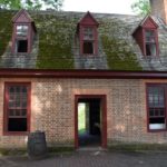 The kitchen of the Governor's Palace is separate to keep heat and smells away from the main building