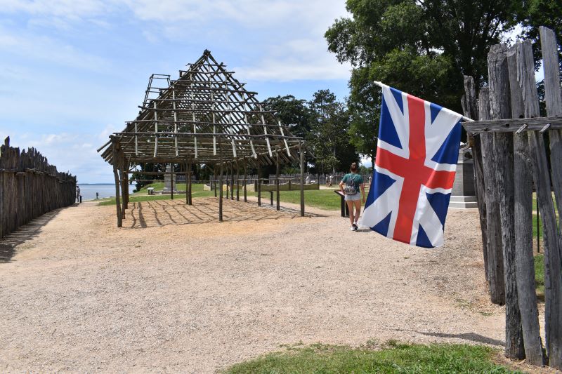 visit jamestown to see the original fort