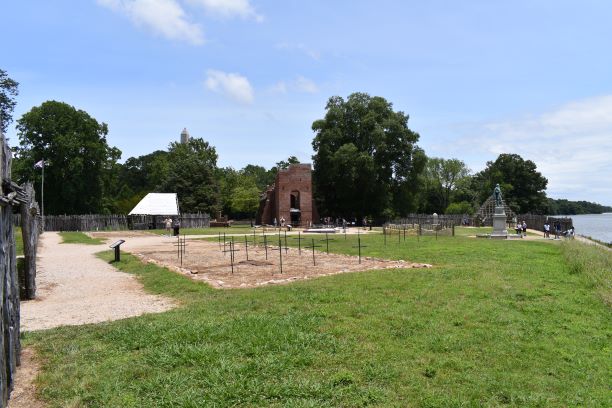 visit Jamestown to see the original fort site