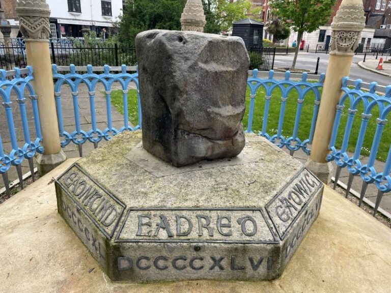 A Royal Visit to the Coronation Stone in Kingston upon Thames