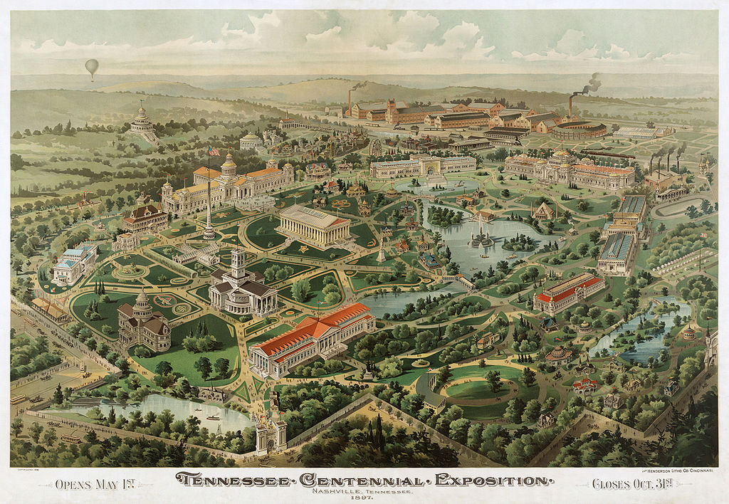 Map of the 1897 Tennessee Centennial Exposition.