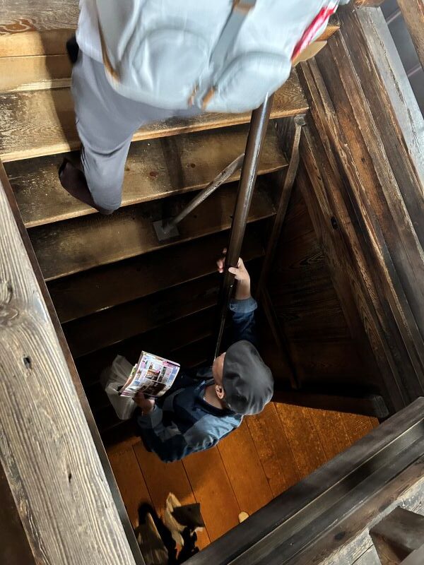 Staircases are basically ladders inside!